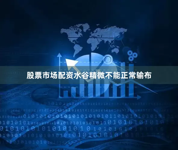股票市场配资水谷精微不能正常输布